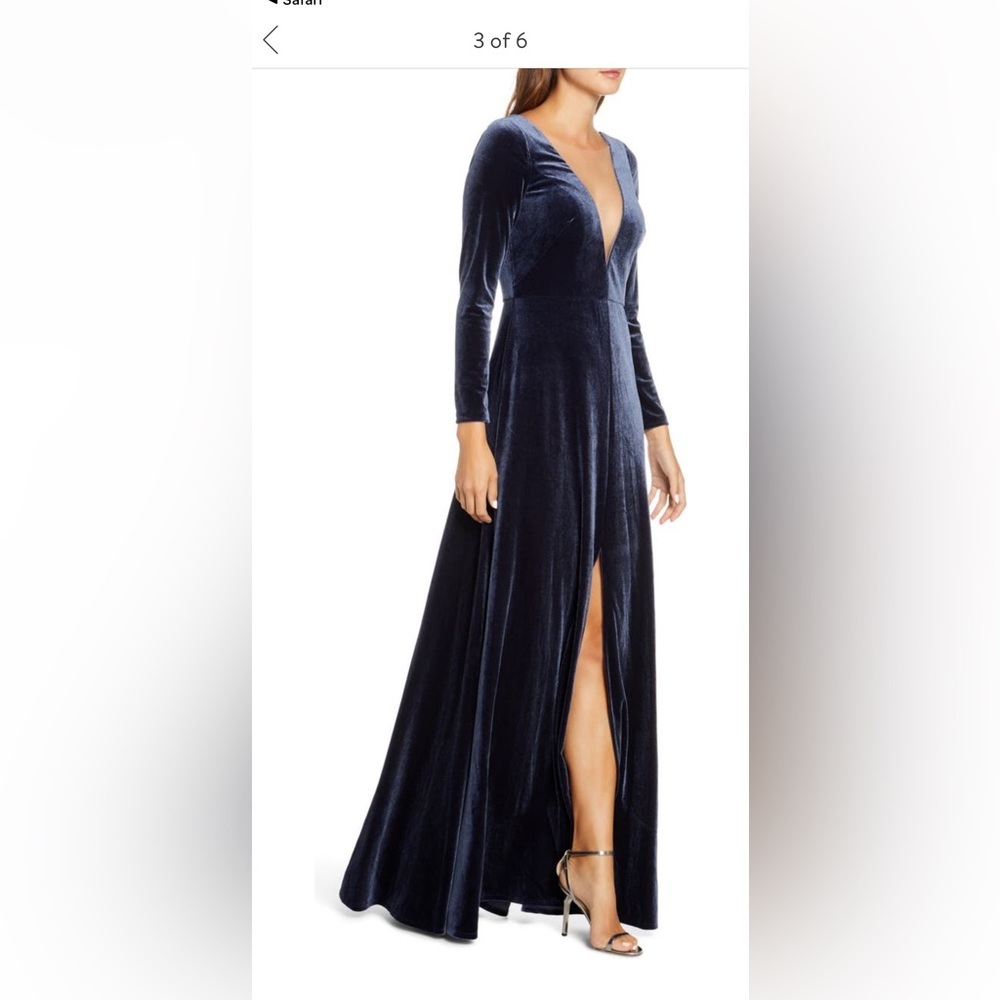 Jenny Yoo velvet dress - Picture 2 of 10